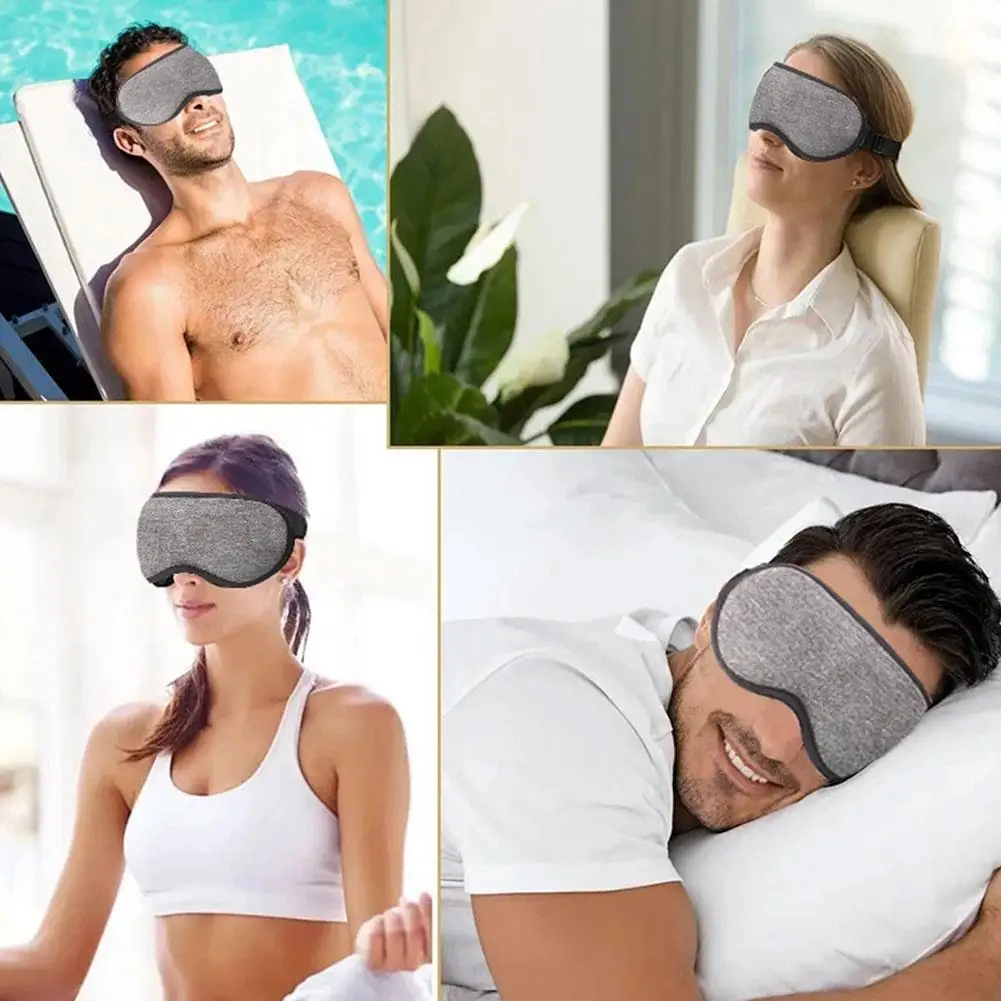

3D Eye Protection Eye Mask Electric Heating Hot Intelligent USB Heating Sleep Shading Connection C3F7