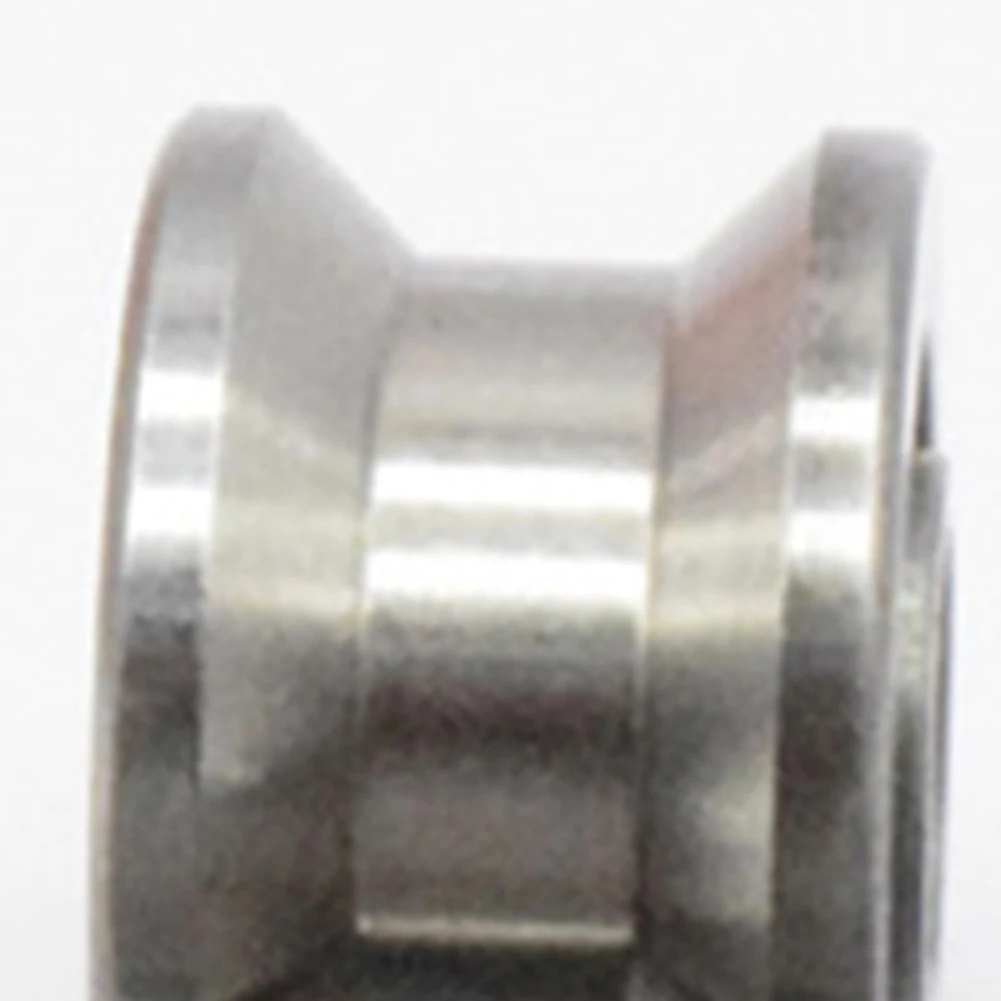 For Motors For Toys Approx. 8mm 0.3in Track Pulley Bearing Bearing Groove Round Bottom Stainless Bearing Steel Smooth Rotation