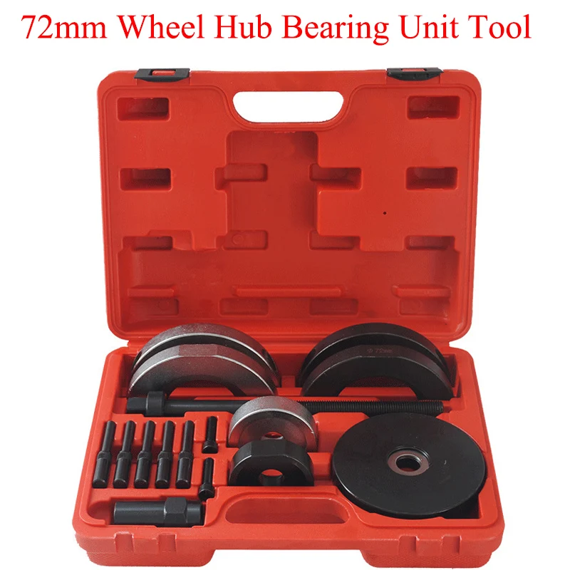 72mm Wheel Hub Bearing Unit Tool Set Automotive Mechanics Tool Kit Heavy Duty Bearing Installer Removal