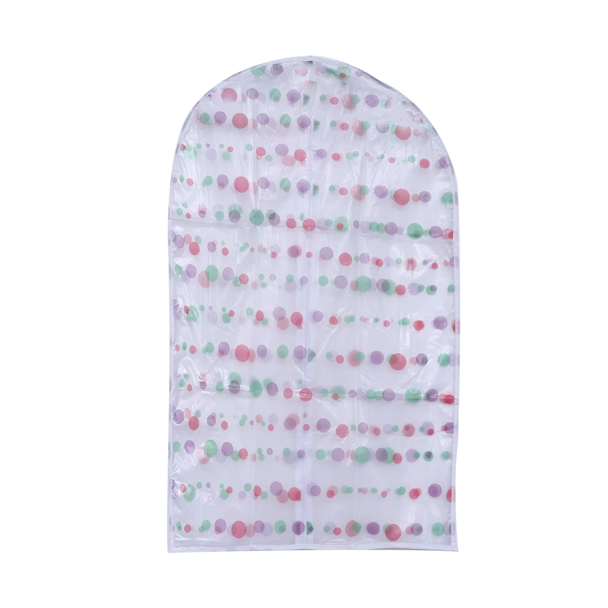 

Transparent Dust Cover for Clothes Metal Zipper Water Resistant Garment Organizer Suit Storage Bag Home Wardrobe S Dots