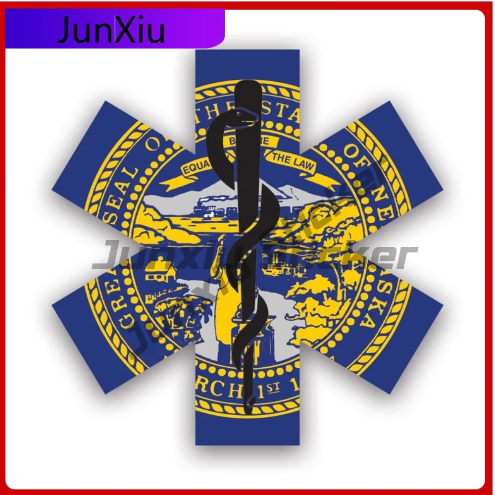

Nebraska Star Of Sun Resistant Weather Resistant Funny For Truck Car Body Rear Windshield Easy To Remove Removable Decal