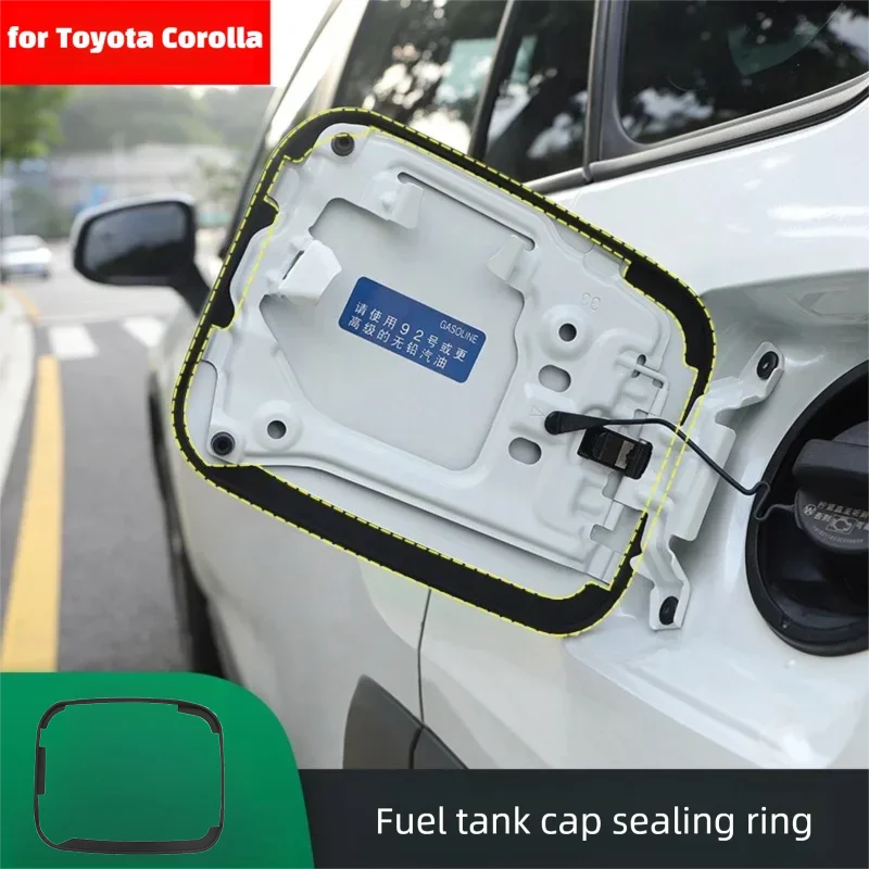 

Car Fuel Tank Cover Cap Silicone Protective Ring Waterproof Dustproof For Toyota Corolla Cross XG10 RAV4 XA50 Highlander XU70