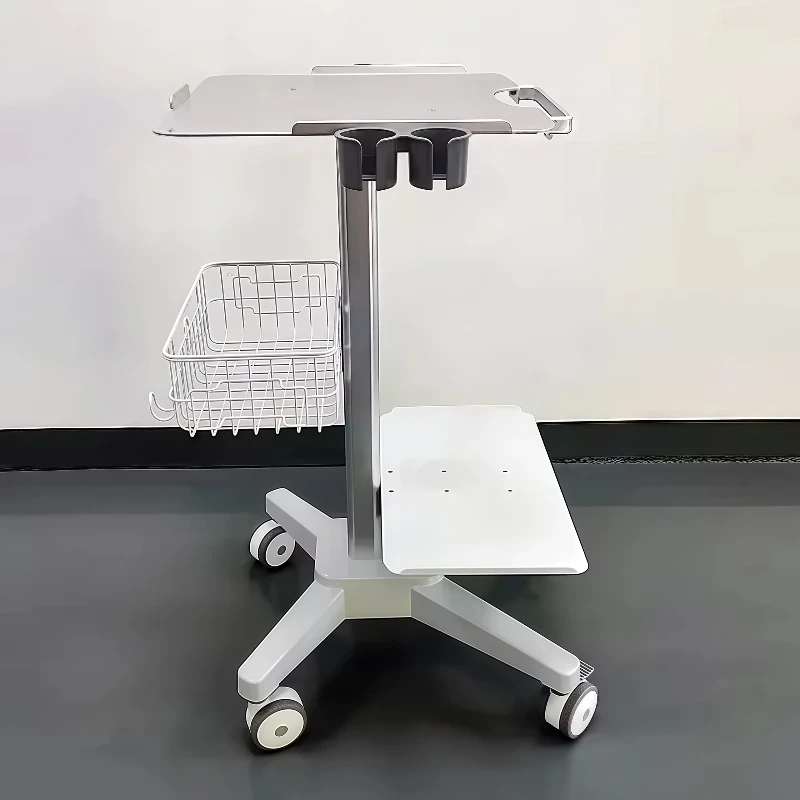 

Side Panel Platform Cart Portable Medical Ultrasound Trolley High-frequency Trolley Carro De Almacenamiento Commercial Furniture