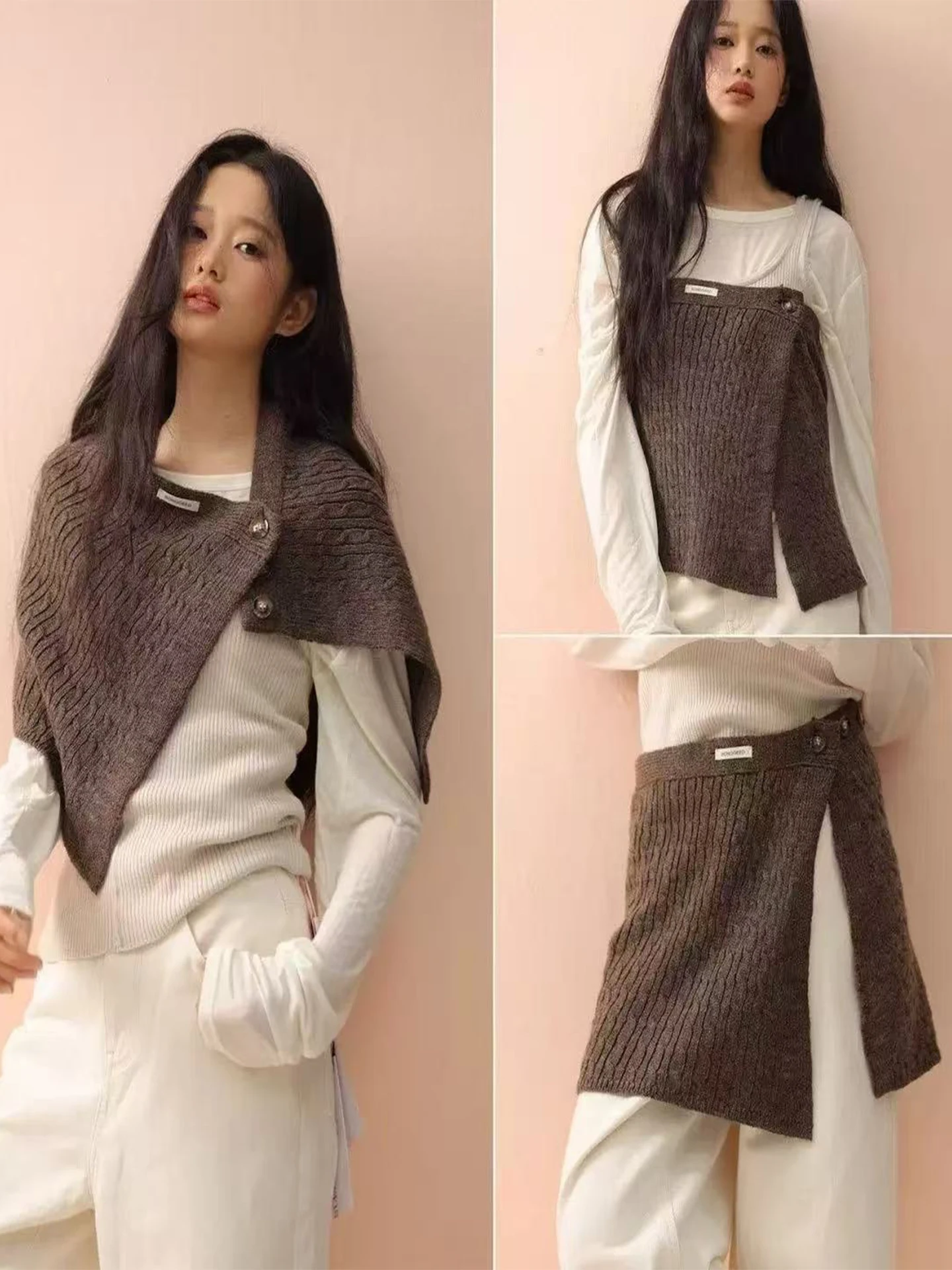 Single Item Women Wool Knit Shawl