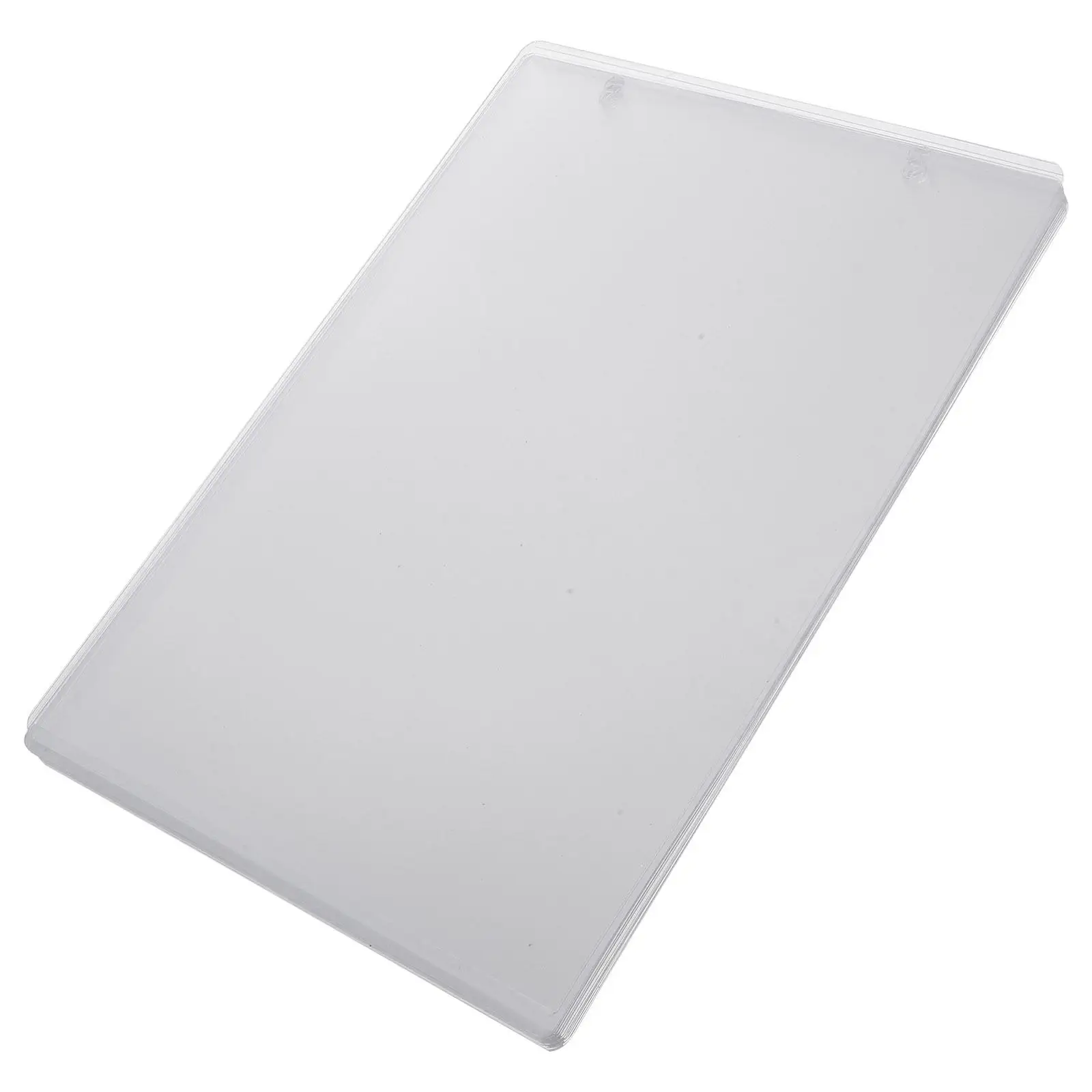 10 Pcs A4 Transparent Ad Paper Sleeves Clear Visibility Excellent Protection Document Display Protectors Sheets Safe ABS