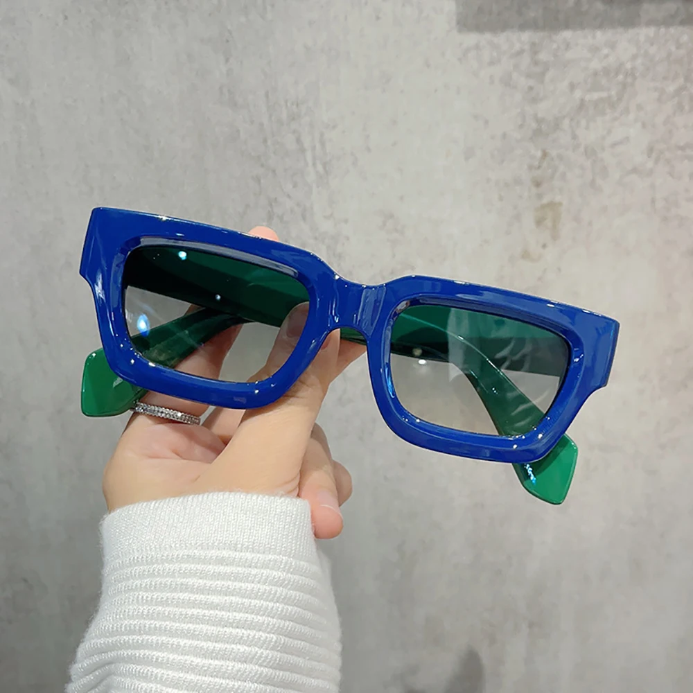 KLASSNUM Retro Square Men Sunglasses Women Brand Design Punk Sun Glasses Classic Eyewear UV400 Shades Trendy Goggles 2026 New In