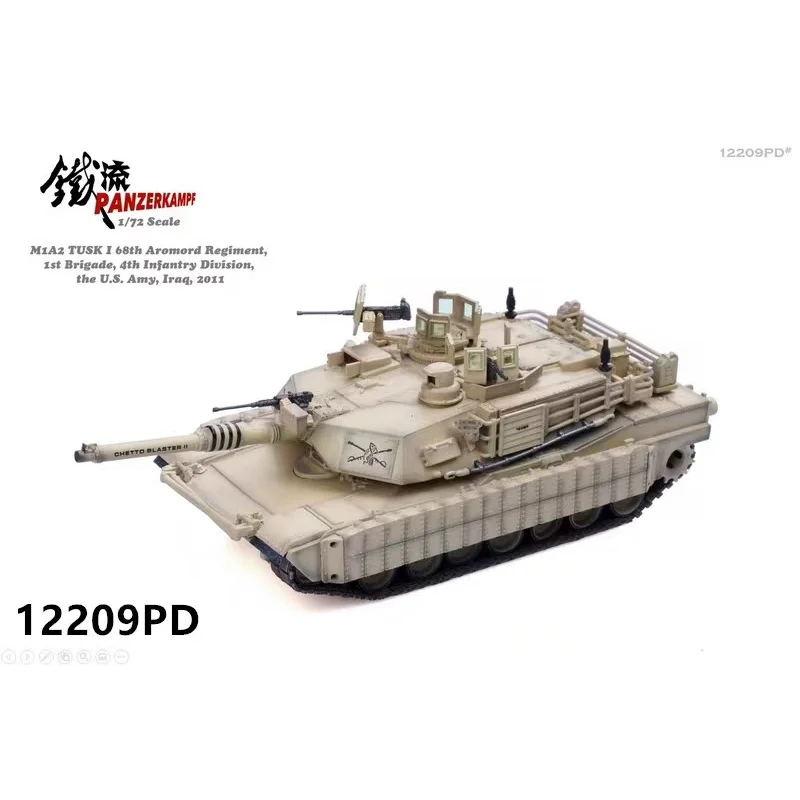 

Масштаб 1/72 M1A2 TUSK I Абрамы Военный основной боевой танк Пластиковая модель Коллекционная игрушка Подарок Сувенир Дисплей Орнамент