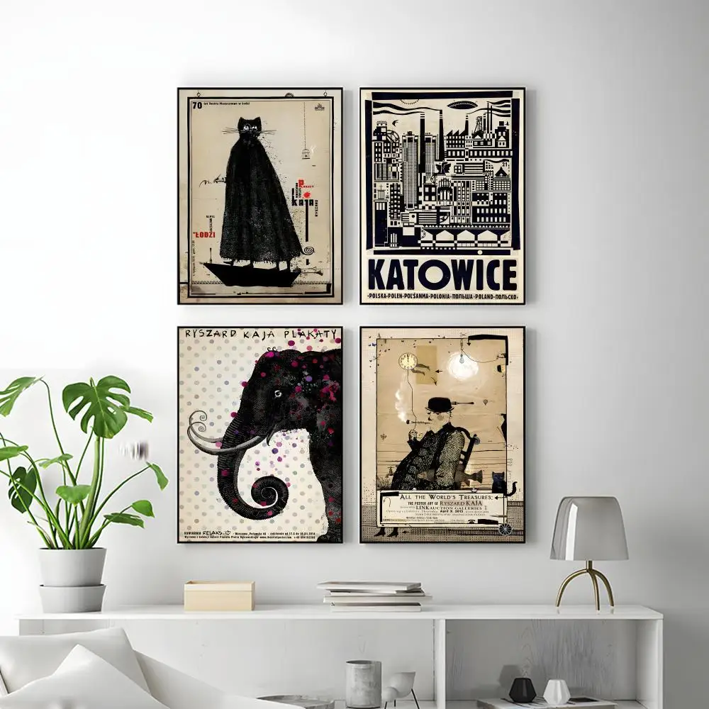 R-Ryszard ArtistKaja Poster HD Versatile Waterproof Wall Decor Self Adhesive Perfect for Any Room & Ideal Gift