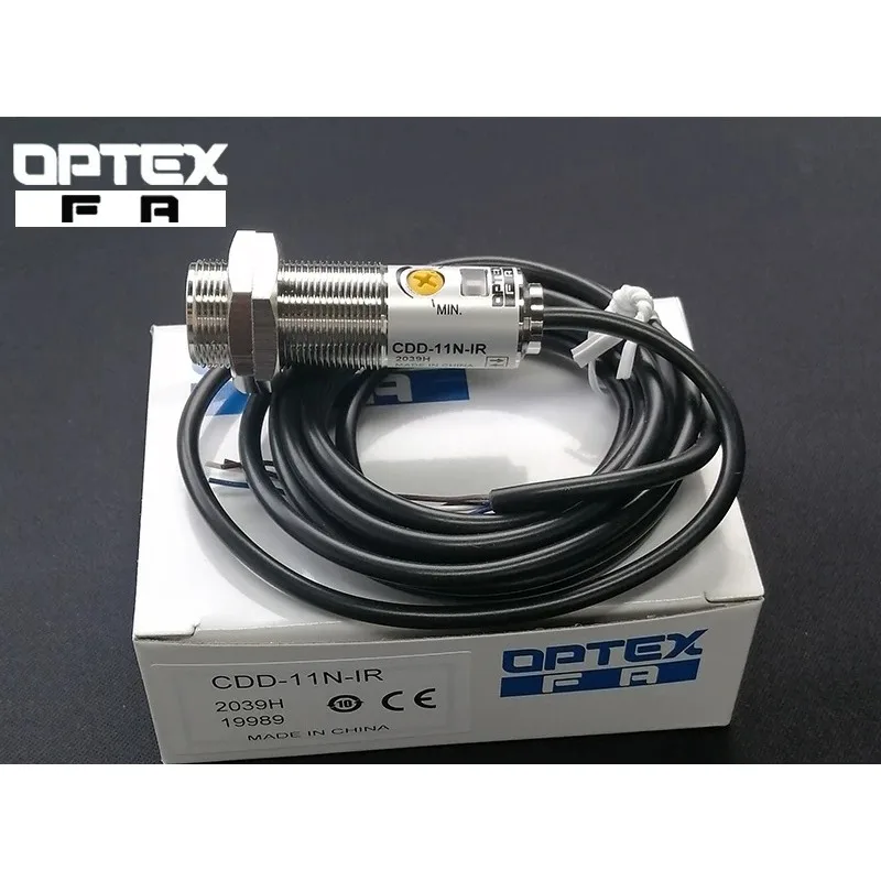 Optex photoelectric switch sensor CDD-11N-40N-2500N-P-R-IR-3