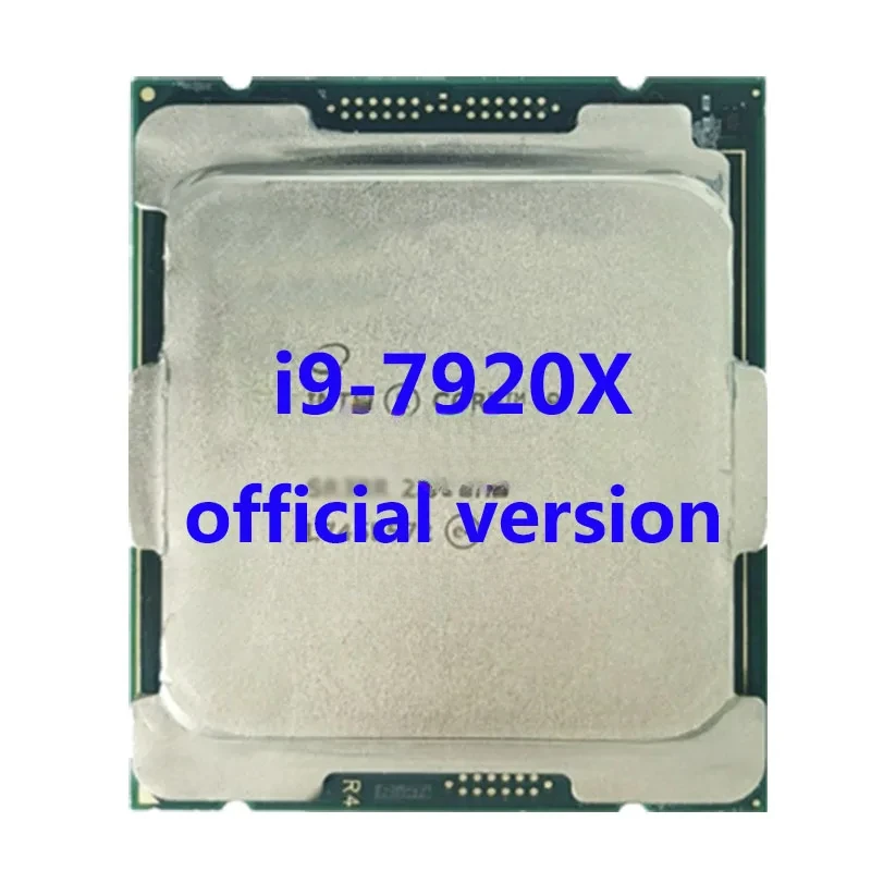 Inter core I9 7920X SR3NG procesor CPU 16.5M Cache do 4.3ghz 10 rdzeń 20 gwint LGA 2066 I9-7920 10C/20T obsługa serwera x299