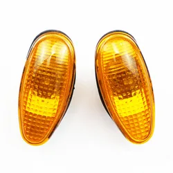 2PCS Amber Side Marker Light Fender Lamp With Bulb For Mitsubishi PAJERO MONTERO Lancer Outlander MR522027