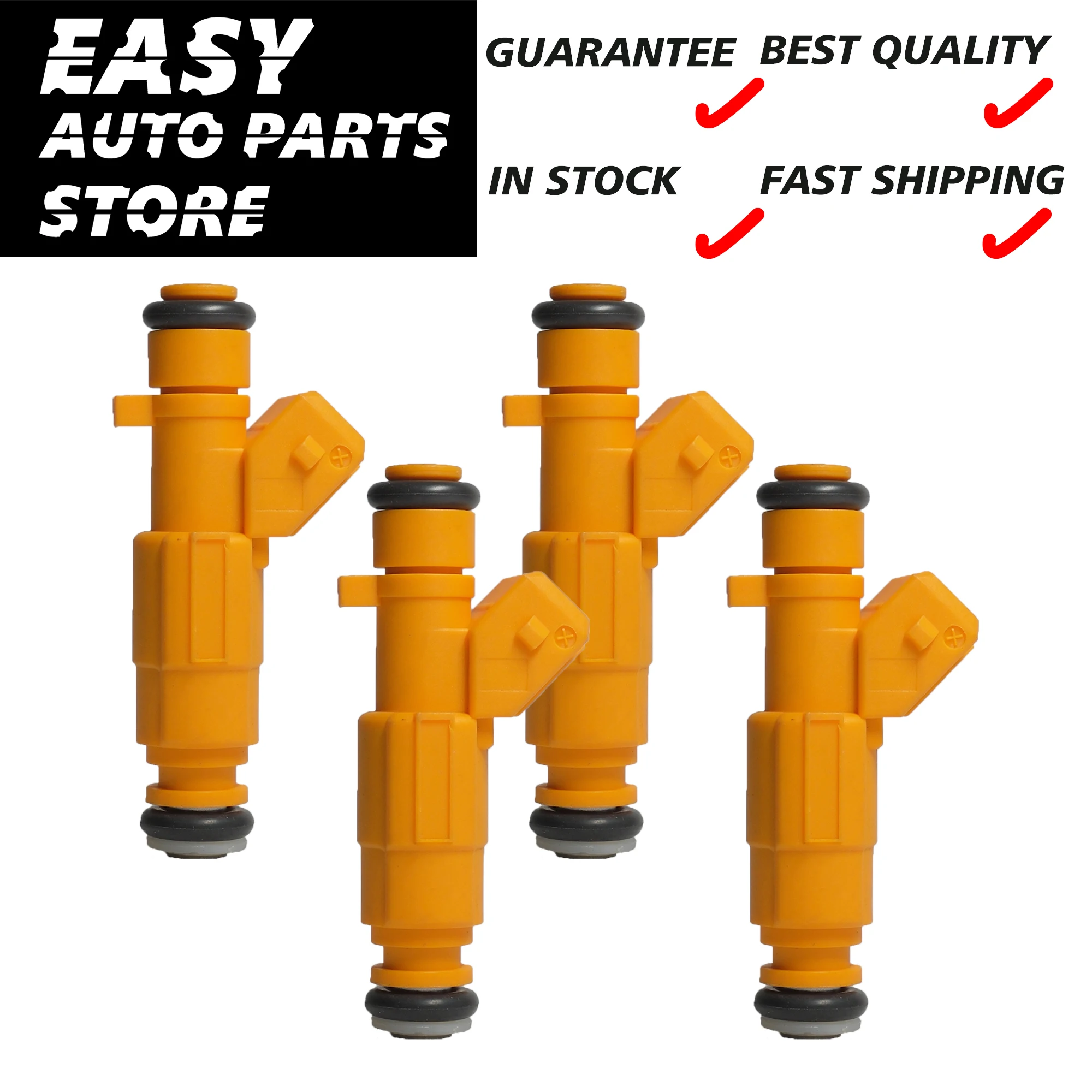 Fuel Injector,OEM 0280156096,For V-W G-olf P-olo Seat Cordoba Ibiza 1.6L-L4 2004-2009,Set of 4,2 year warranty,in stock