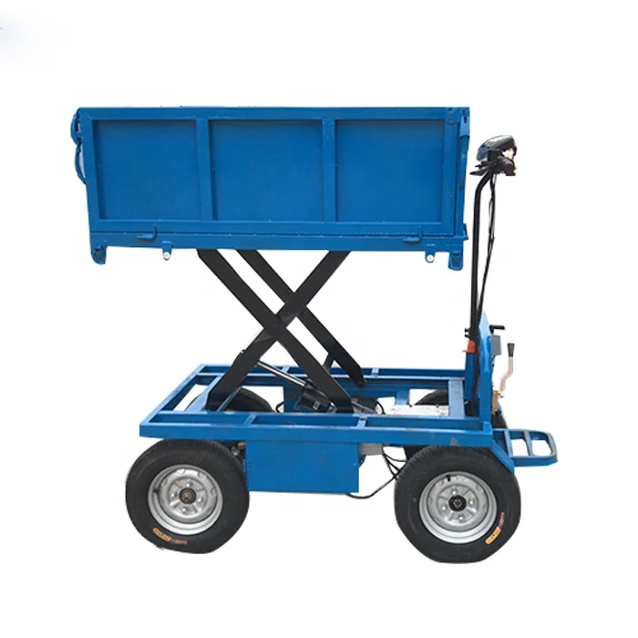 

Mobile Manual Hydraulic Scissor Lift Table Trolley Lifting Platform