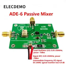 RF ADE-6 Módulo Mixer Passivo, Upcutting e DownSinging Módulo, Função Original Mini Device Design, 0.05M-250MHz