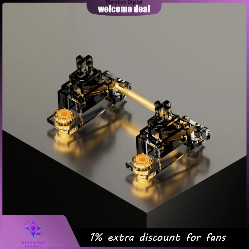 

CHOSFOX PCB Stabilizer Screw-Free Calibration-Free Self-Adaptive Hot-Swappable Customized Mechanical Keyboard Accessories