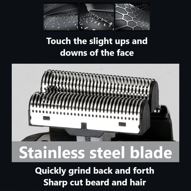 حار! شفرات الحلاقة الكهربائية الأصلية شبكة سكين من رقائق الذهب ورأس القاطع مناسبة لشفرات الحلاقة العائمة KM-2026