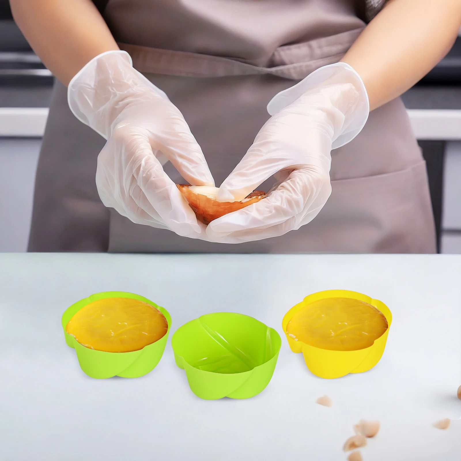 

12 Pcs Silicone Cake Mold Non Stick Easy Separate Clean Eco Friendly Food Grade Safe Material Perfect for Birthday Party Events