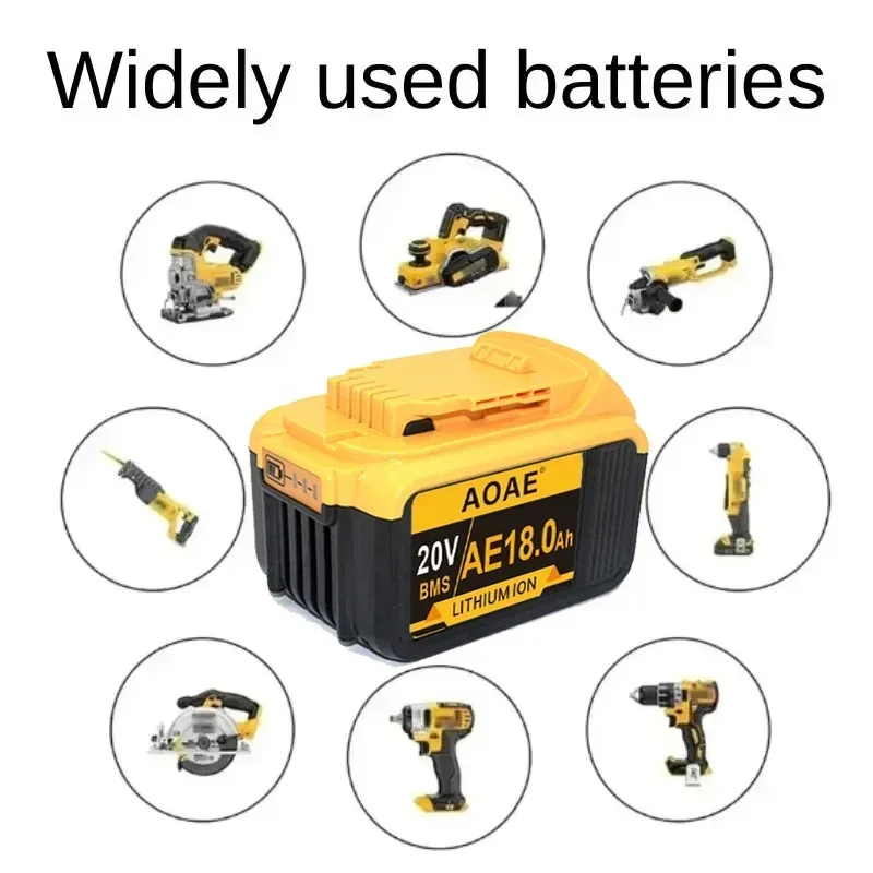 1 New 100% Original 12000mAh 20V for Dewalt Power Tool Battery DCB206 20V 18.0Ah Battery DCB206 20V Battery DCB200