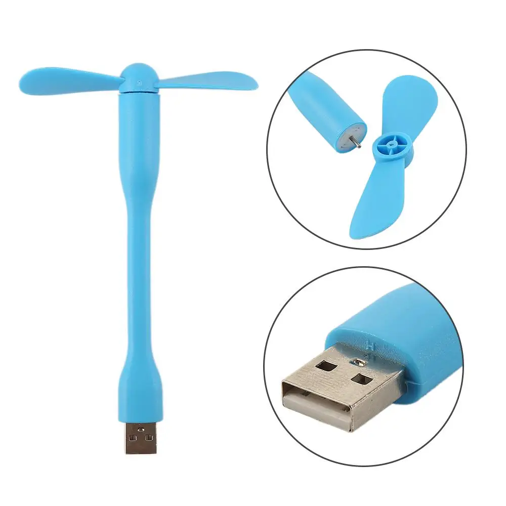 Portable notebook power bank USB interface fan USB small fan