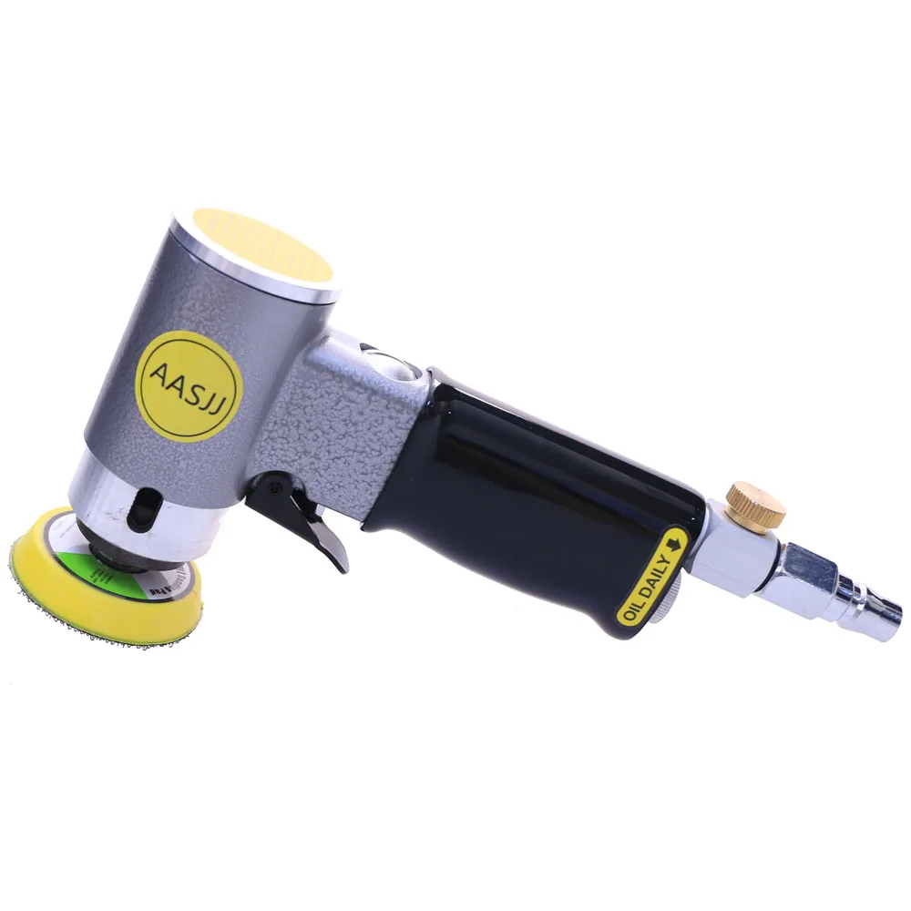 AT-7942 Mini Track Air Polisher, Handheld Pneumatic Grinder, 2 Inch 3 Inch Grinder 15000 RPM