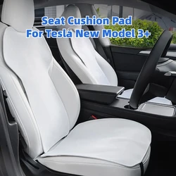 Seat Cushion Pad for Tesla New Model 3+ Highland 2024 Flannel Anti-dirty Seat Pad Mats Cover Flocking Car Interior Accessories