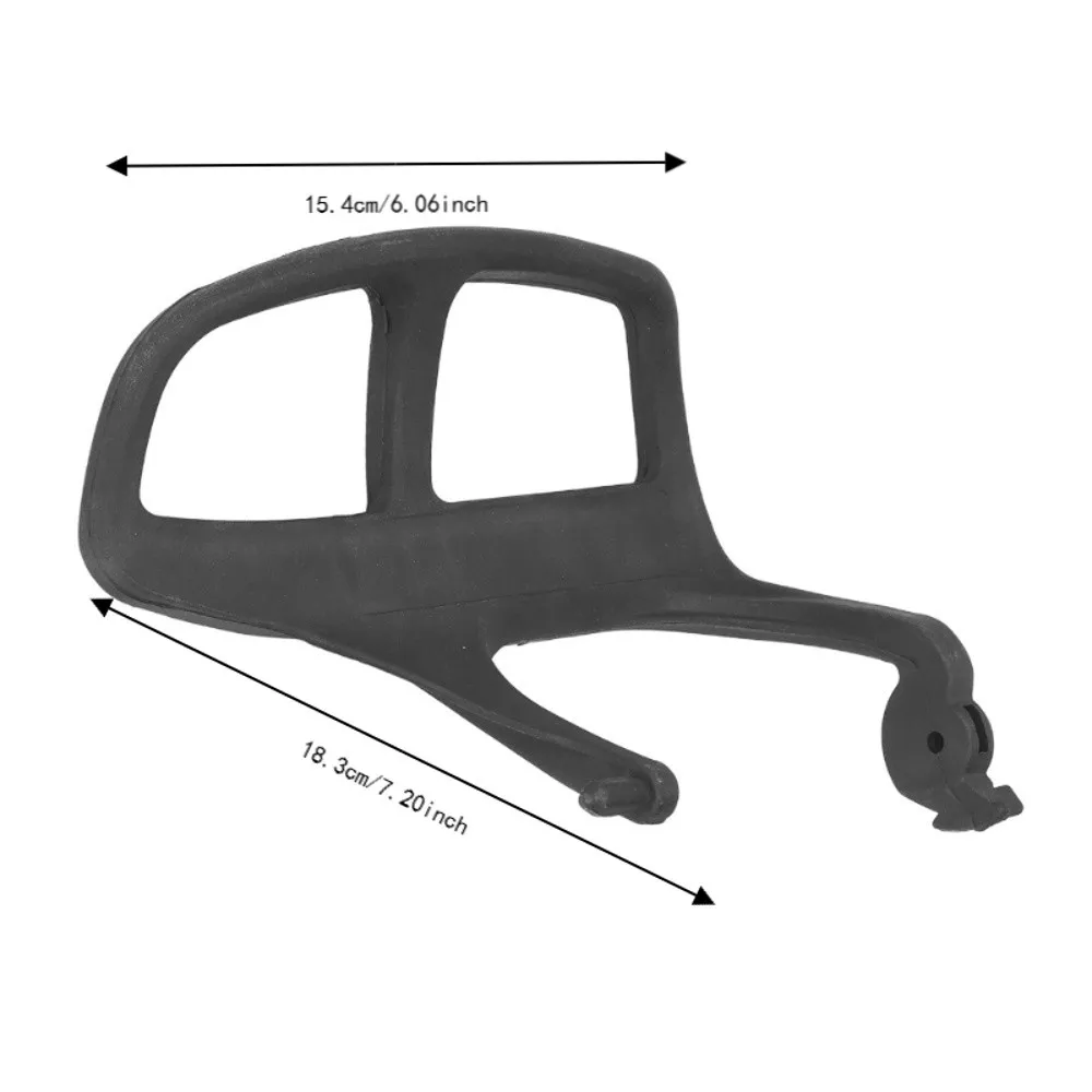 Black Chainsaw Brake Handle ABS Lightweight Front Hand Guard Easy Install Curved for STIHL 020 020T MS200 MS200T - view 6