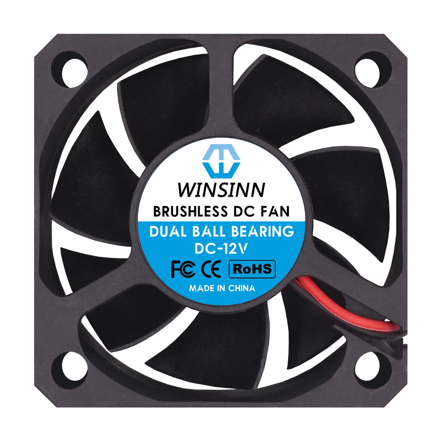 WINSINN 5020 50mm Fan DC 5V 12V 24V Sleeve / Dual Ball Bearing Brushless Cooling 50x20mm 2PIN