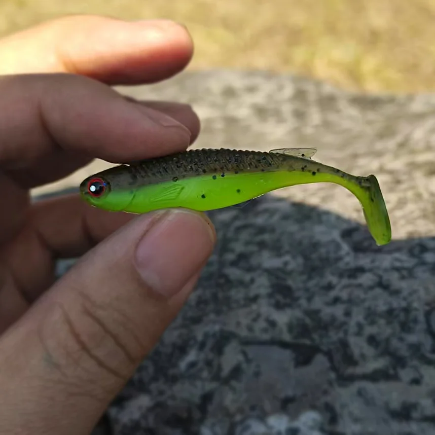 SUNMILE Swimbait con ojos 3D – Señuelo blando para lubina - imagen 4