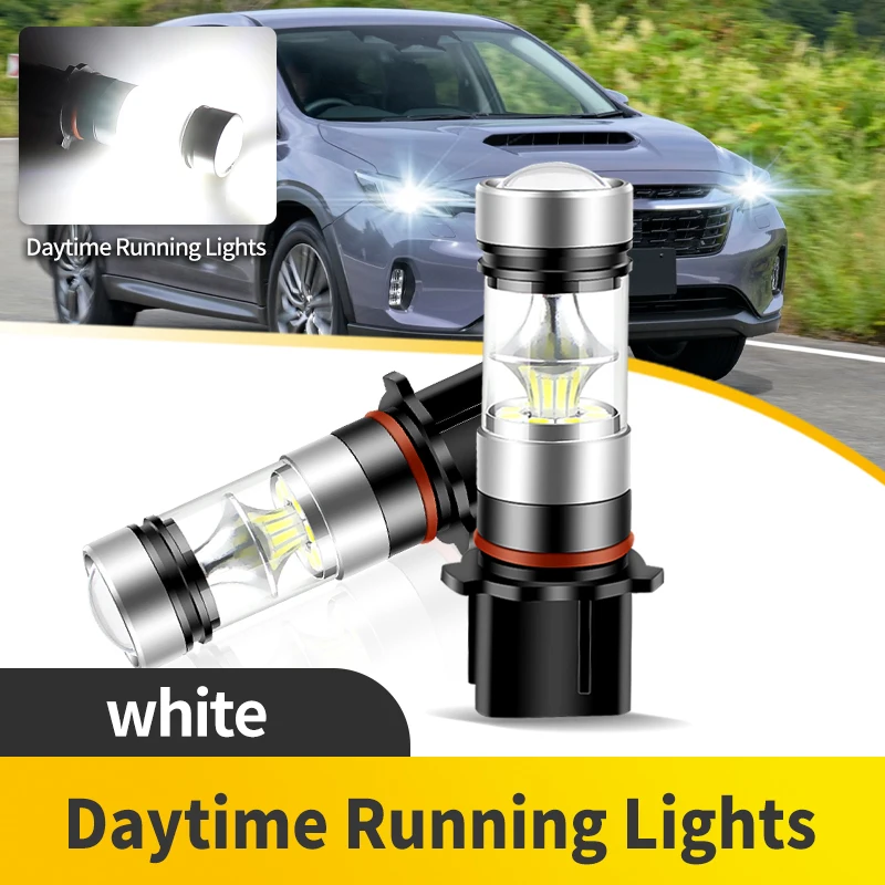 

2 шт. P13W PSX26W для Subaru XV Forester Outback Levorg WRX STI Impreza P13W светодиодные лампы 12 В SH23W противотуманные фары дневного света