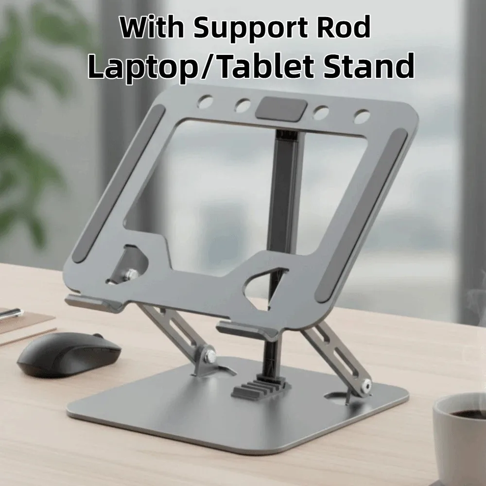 

Cooling Support Rod Laptop Bracket Foldable Super Stable Notebook Stand Metal Adjustable Tablet Radiator Bracket Universal