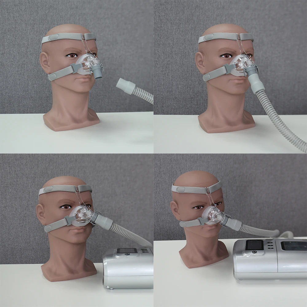 Image 5: YUWELL-Masque nasal CPI-Mask avec équipement de sauna, coussins en gel de silicone pour machine automatique, masque nasal anti-âge pour l'apnée du sommeil