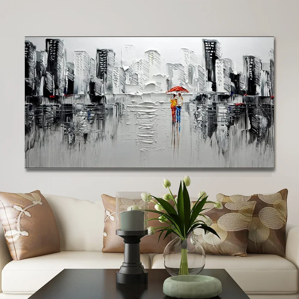 60x120cm Frame DIY Painting By Numbers Landscape Acrylic Paint On Canvas Large Size For Living Room Arts