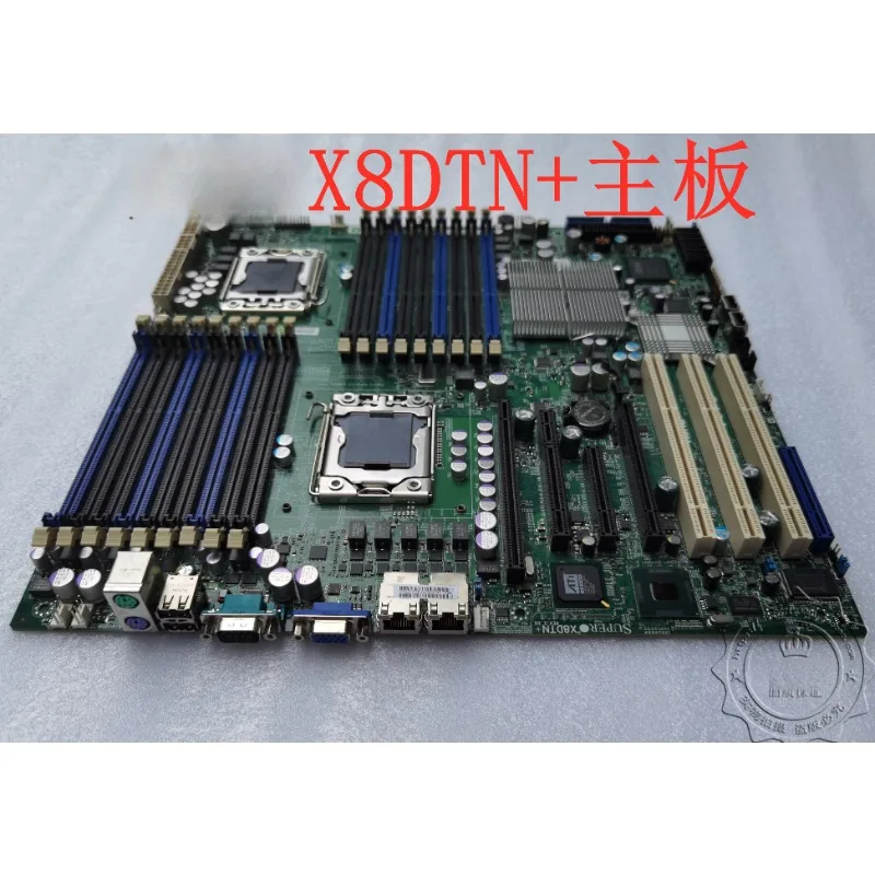 X8DTN + server main board 1366 pins, support 5600 series 520 chip X58