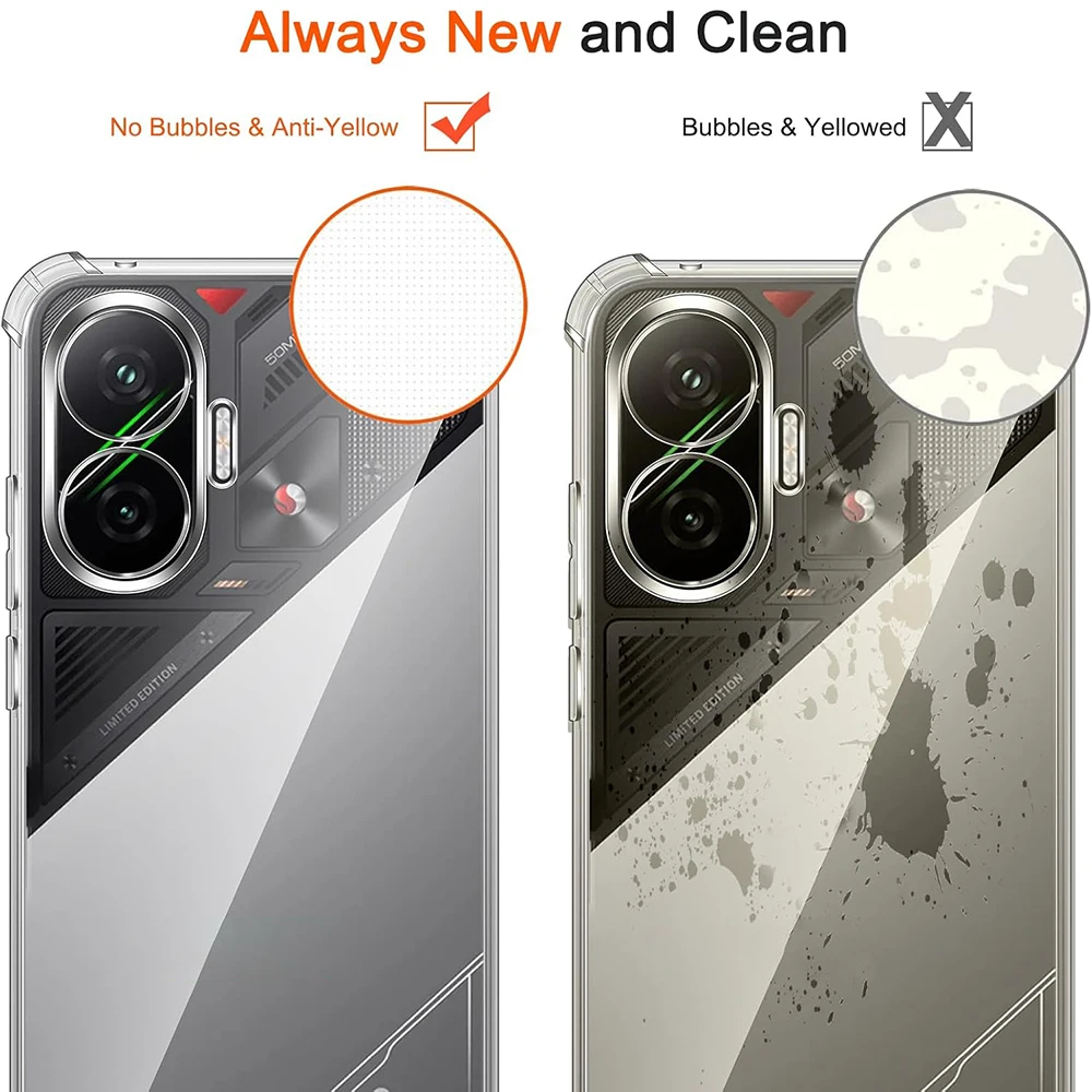 حافظة رفيعة للغاية من السيليكون الشفاف المقاوم للصدمات لهاتف Xiaomi Poco F7 Ultra F6 F5 X7 X6 X5 X4 X3 Pro F3 Gt غطاء خلفي Pocof7Ultra #5