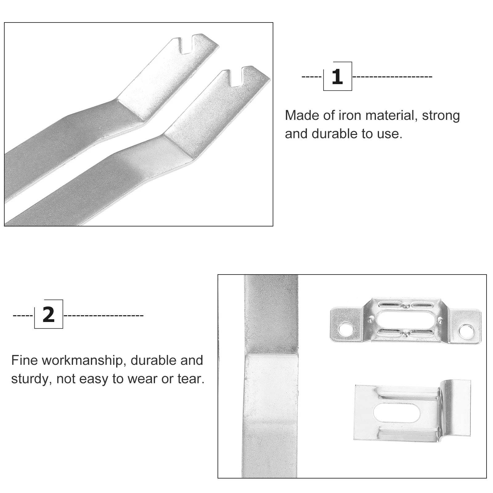 

2 Sets Anti Theft Hangers Durable Picture Hanging Kits for Hotels Museums Galleries Photo Frames Mirrors Wall Decor Up 24 Inch