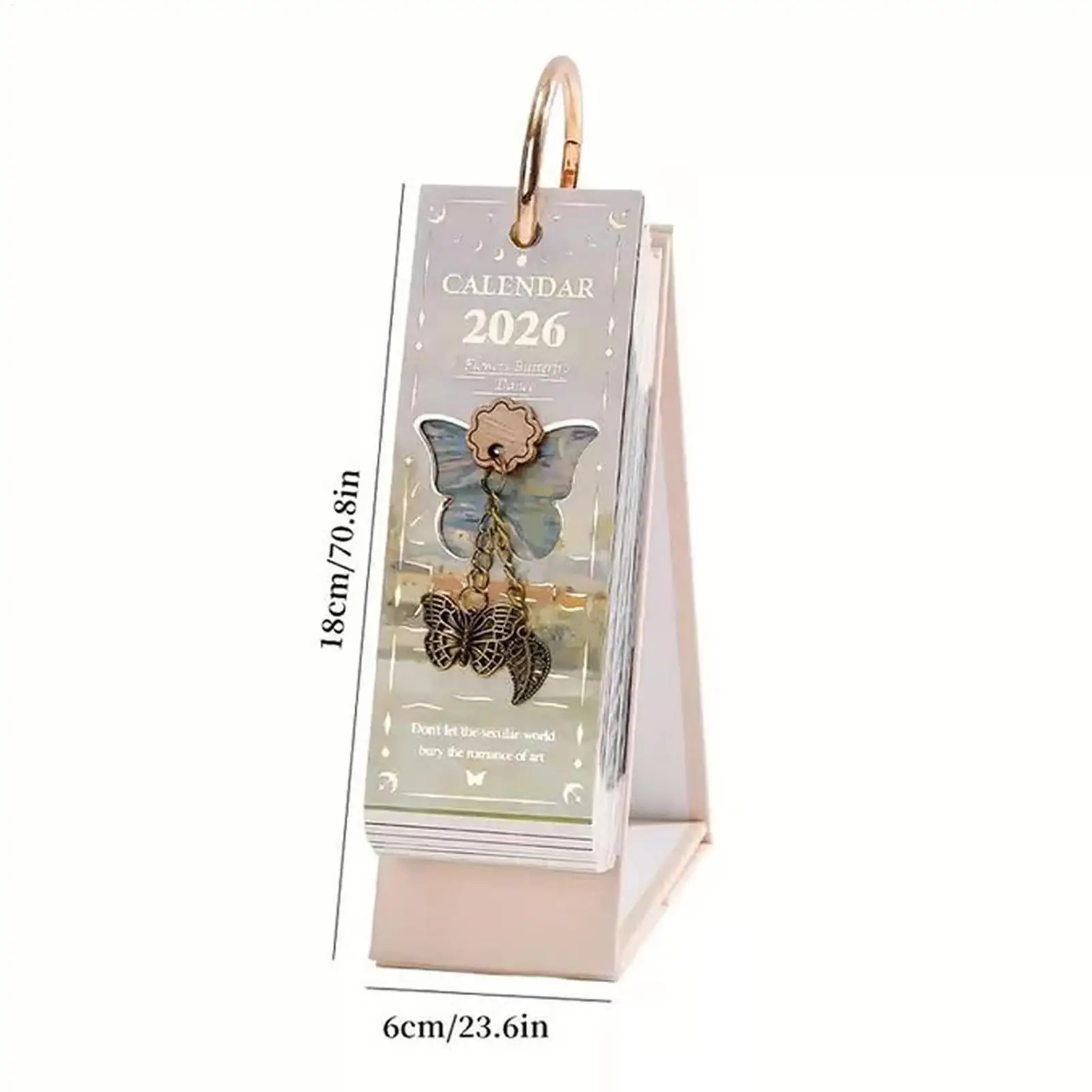 2026 أجندة مكتبية /رزنامة مكتبية يوميا المسيل للدموع على الصفحة مكتب منظم سطح المكتب منصات مخطط الجدول الزمني مذكرة المفكرة للوازم المكتبية المنزلية