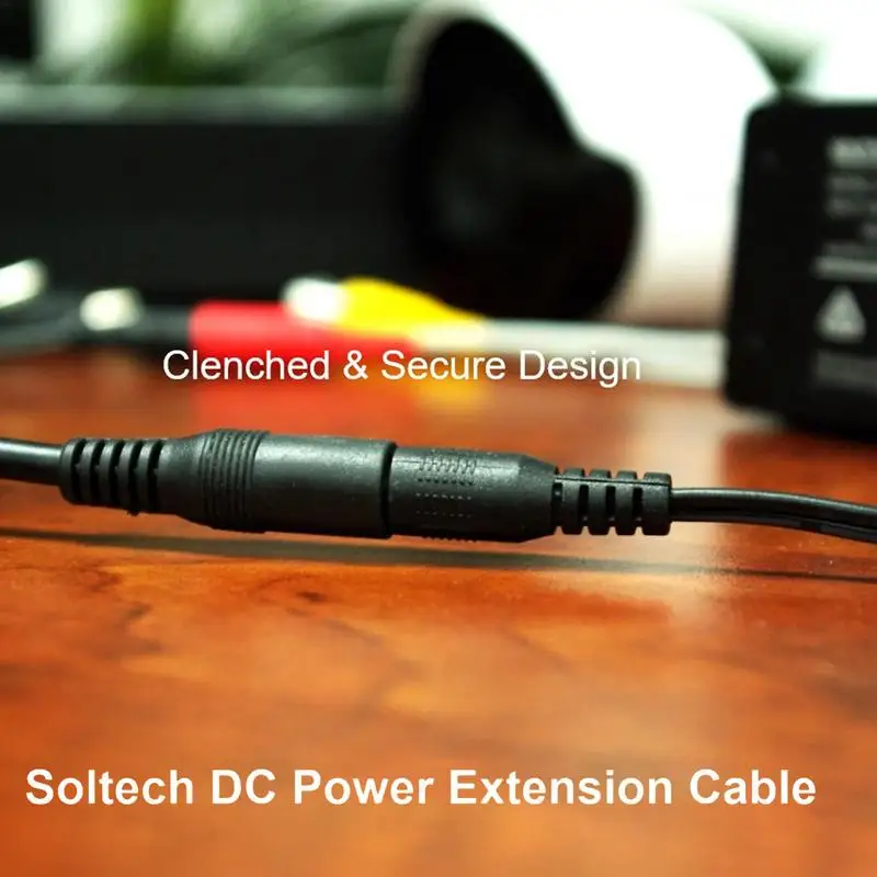 كابلات كاميرا 12 فولت تيار مستمر للشاشات ، كابل تمديد للأماكن الداخلية والخارجية ، كاميرا أمن المنزل ، ، من من من من من من من من من ؟