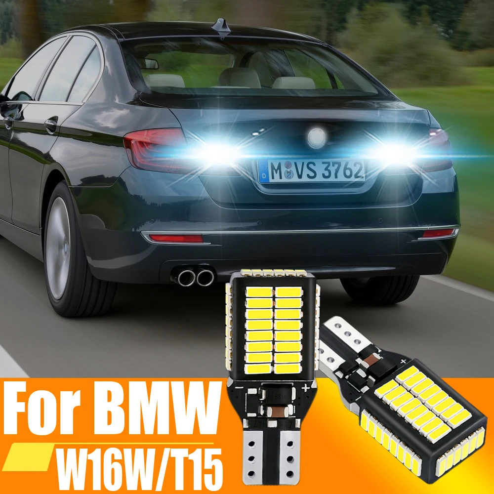 2pcs W16W T15 921 LED Canbus Reverse Light Blub Back Up Lamp For BMW E90 F10 E87 E60 F11 E61 F25 X3 E83 E92 1 3 5 Series Touring