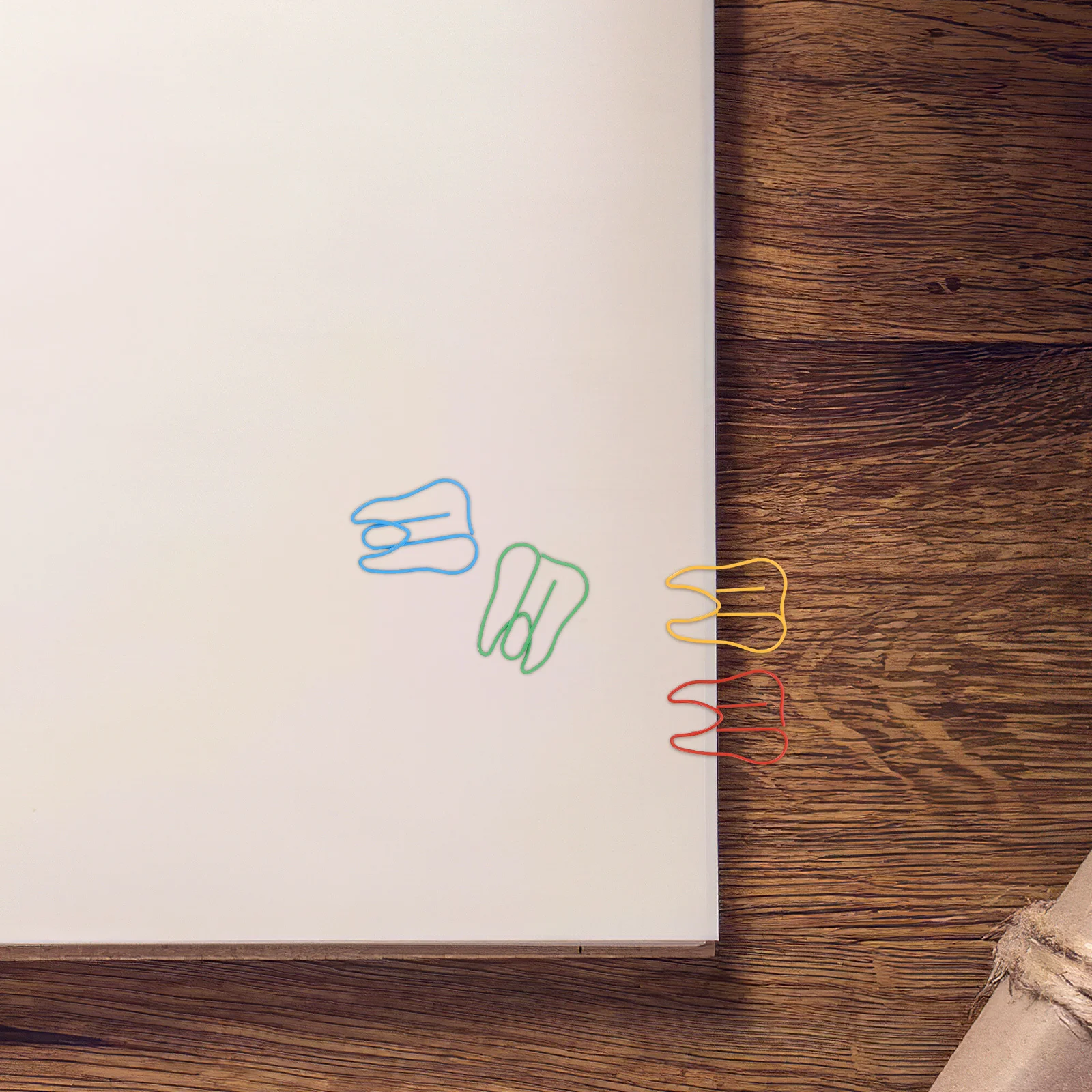 

100 Pcs Paper Clips Colorful Office Decorative Metal Assorted School Cute Binder