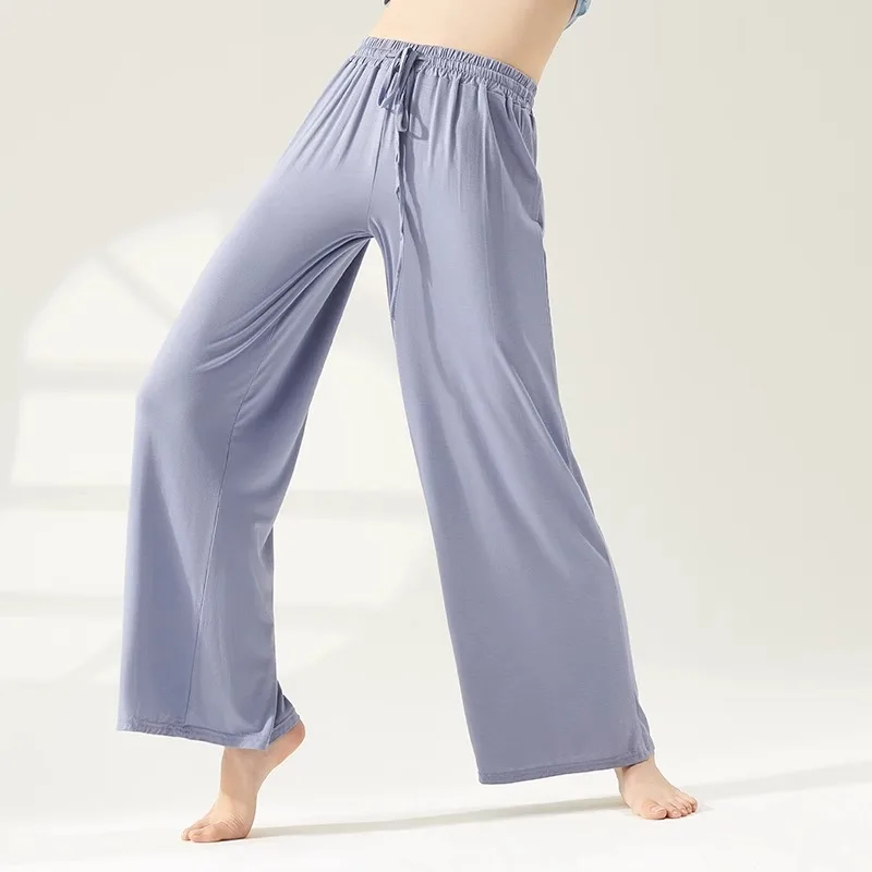 

Modal Cloud Wide Leg Pants Dance Suit Drape Elastic Modern Dance Suit Practice Pants Dance Pants
