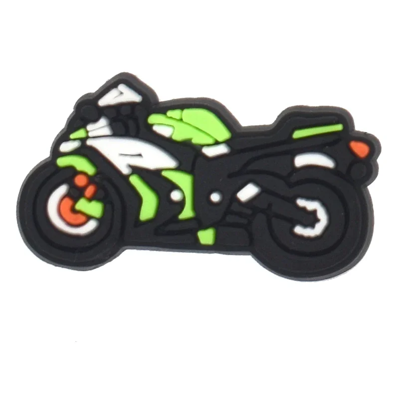 Motorcycle Shoe Charms for Crocs Sandals Women Clogs Pins Men Badges Kids Jeans Boy Girls Decorations Buckle Shoes Accessories