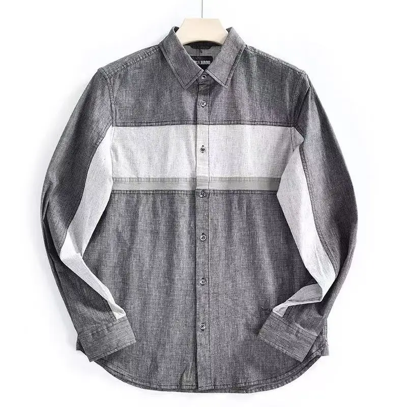 

Мужские повседневные брюки в стиле ретро с длинным воротником-стойкой и воротником-стойкой, стандартные, тонкие, с отложным воротником-стойкой...