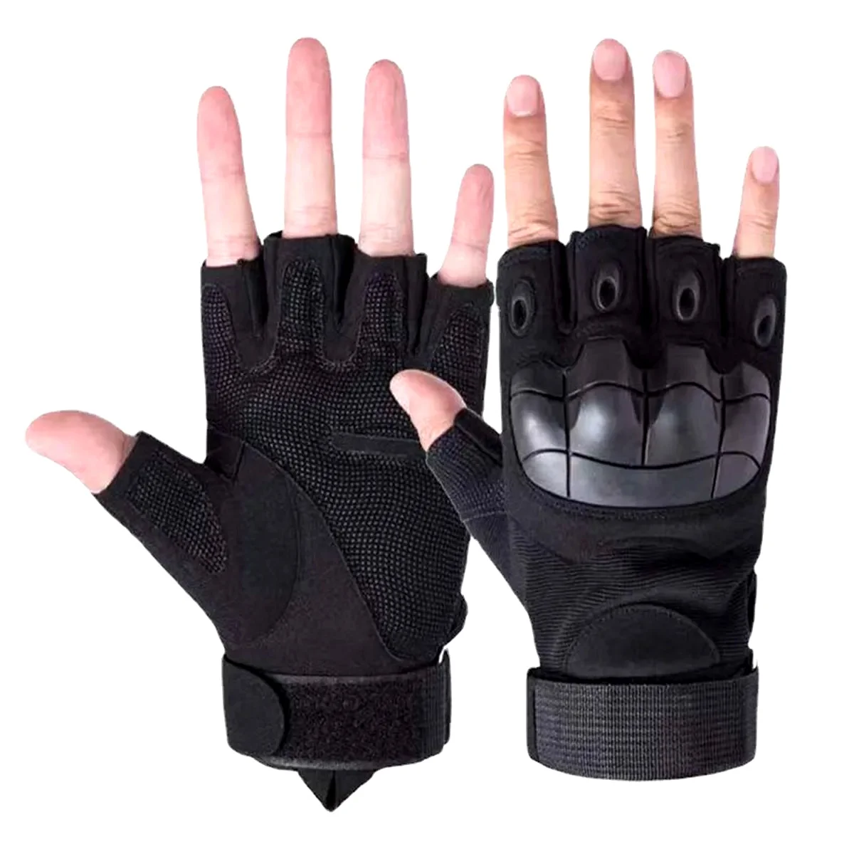 1 pair Half-finger gloves men's Outdoor military gloves Sports shooting Hunting air gun Motorcycle bicycle gloves