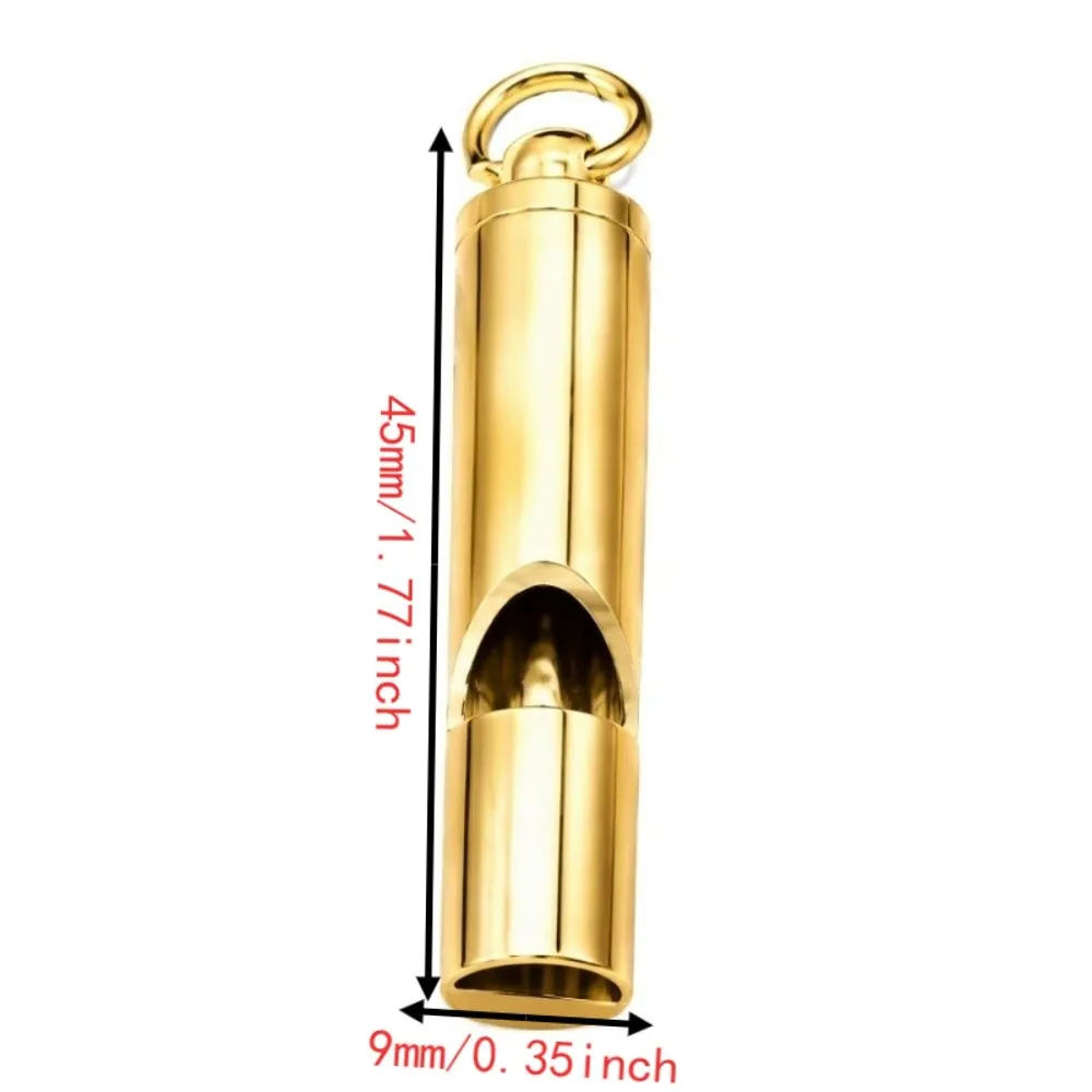 3pcs Aluminium Alloy Dog Training Whistle Brass Material Key-Chain Attached Survival Whistle 125dB+ Loudness - view 6