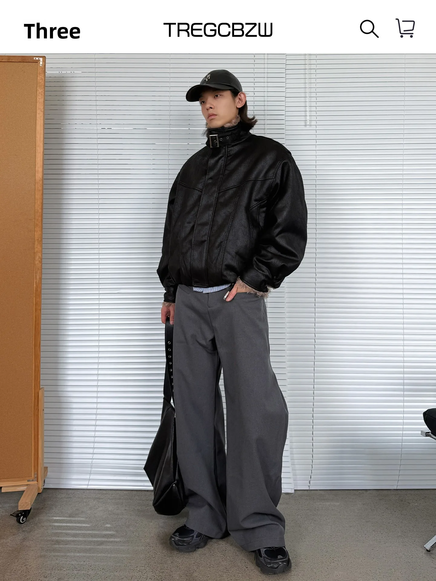 CBZW hiver Thiened Plu PU cuir ort coton Jaet pour hommes Vintage Sli chaleur jeunesse Faion coupe ample fermeture à glissière