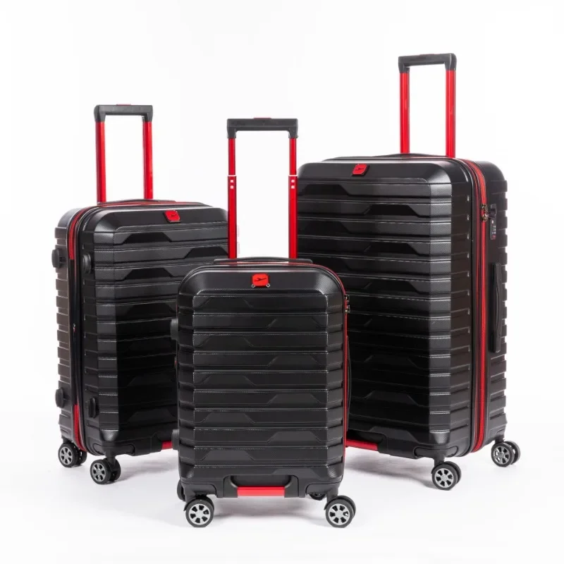 3pcs New High Appearance Level Suitcase Male and Female Student Luggage Trolley Case 20 