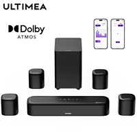 ULTIMEA 7.1ch Sound bar for TV with Dolby Atmos&Smart App Control, Home Theater Sound System Bluetooth Speaker with Subwoofer