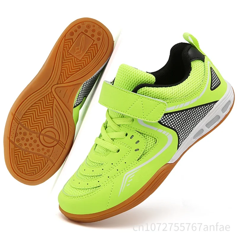 

Новая детская обувь для настольного тенниса, дышащие нескользящие кроссовки для мальчиков и девочек, обувь для бадминтона, тренировочная обувь для соревнований, износостойкая