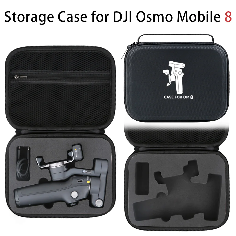 

Carry Case for DJI Osmo Mobile 8 PU storage bag dust-proof and stain-proof gimbal stabilizer box
