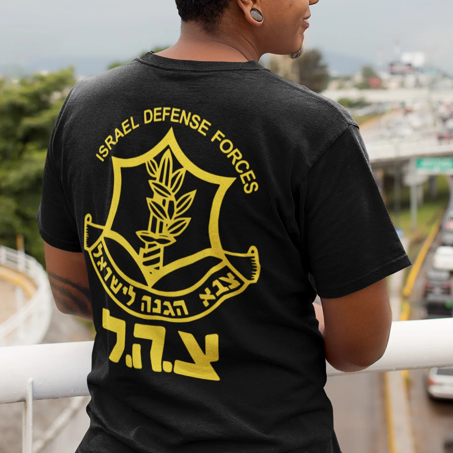 

IDF Defense Forces Shirt Support i Army Tzahal T-Shirt Tee